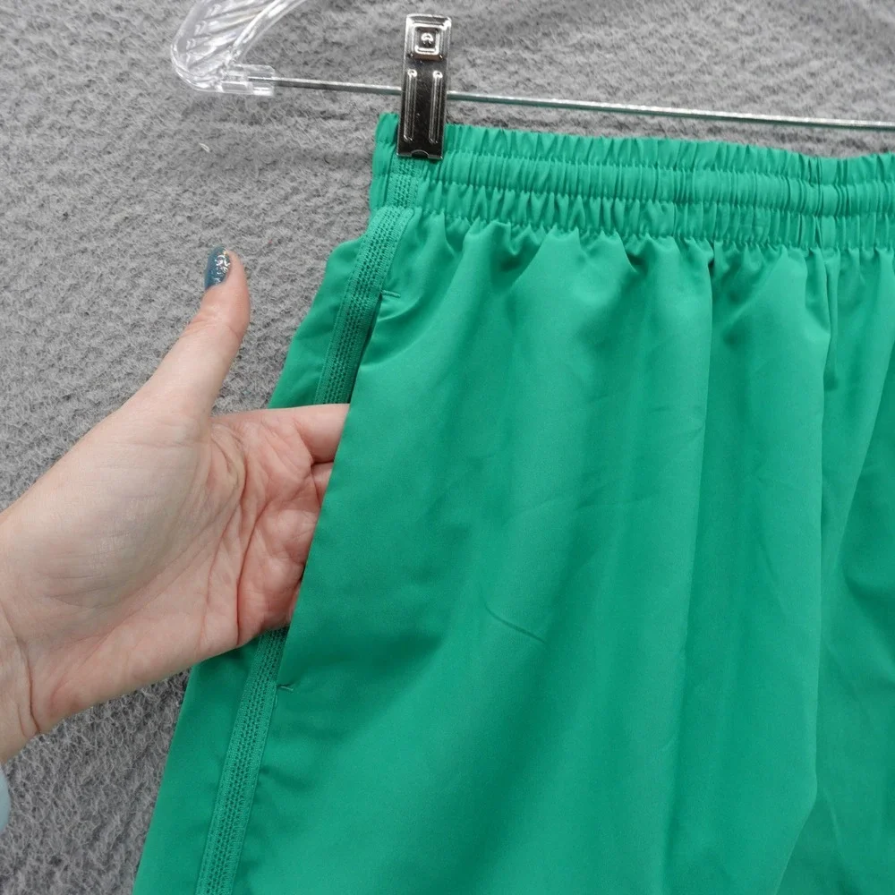 Nike Kids Dri FIT Training Shorts Green Youth Size Large NEW‎